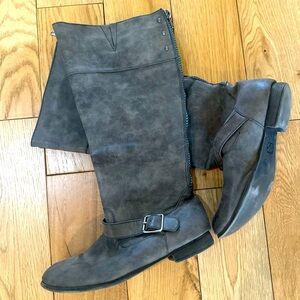 Grey Madden Girl boots